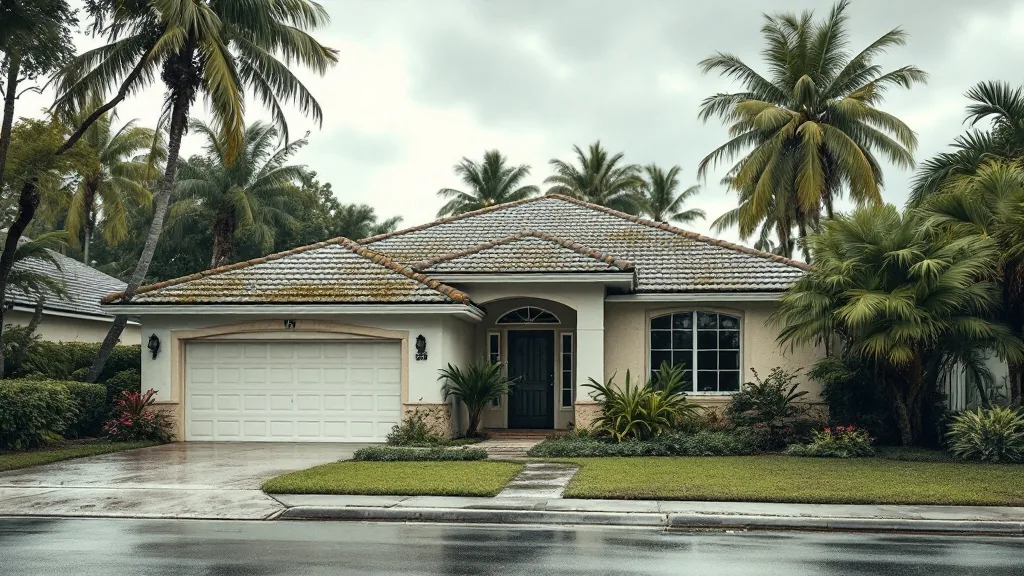 South Florida mold risk home exterior — high humidity coastal environment showing conditions that accelerate mold growth in South Florida homes