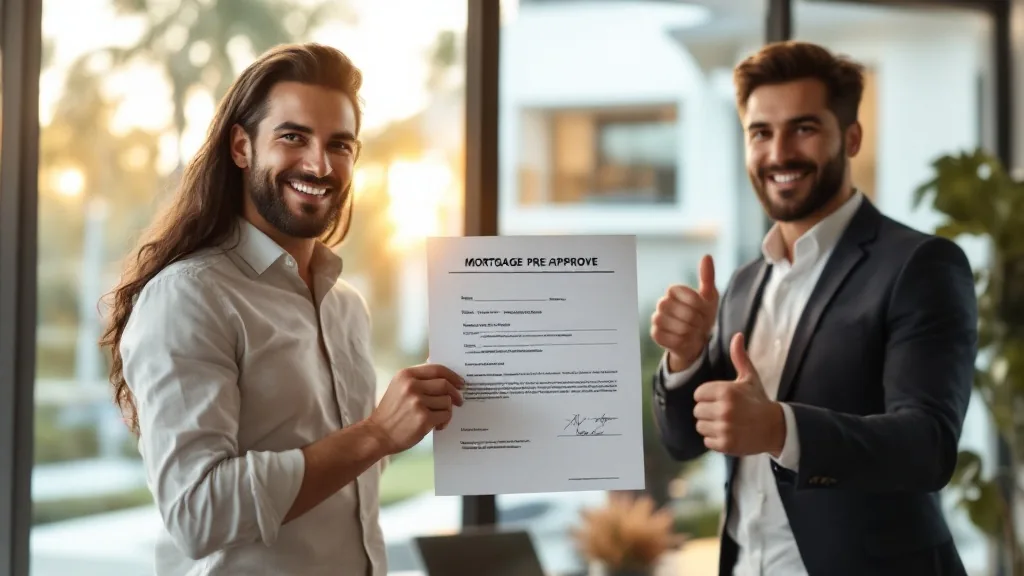 Mortgage preapproval letter approval Florida — buyer holding approved preapproval letter from South Florida lender